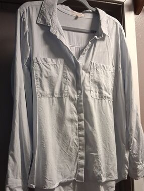 Women's Side Stitch Button Down Shirt